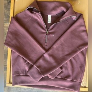 Spanx Air Essentials Half Zip. Small. Color Cider